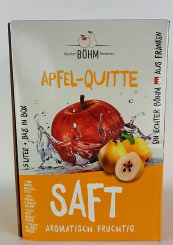 Bag-in-Box - Apfel Quitte Saft - aromatisch spritzig