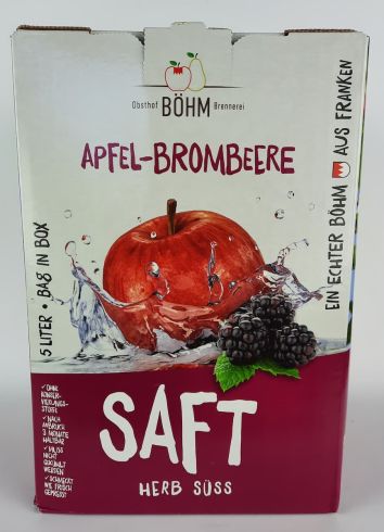 Bag-in-Box - Apfel-Brombeere Saft - Herb Süss