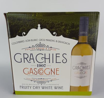 GRACHIES - GASOGNE - FRUITY DRY WHITE WINE