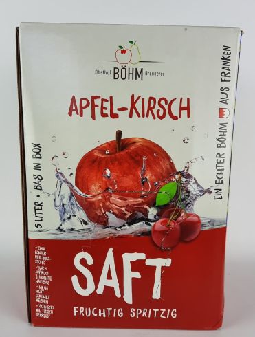 Bag-in-Box - Apfel Kirsch Saft - fruchtig spritzig